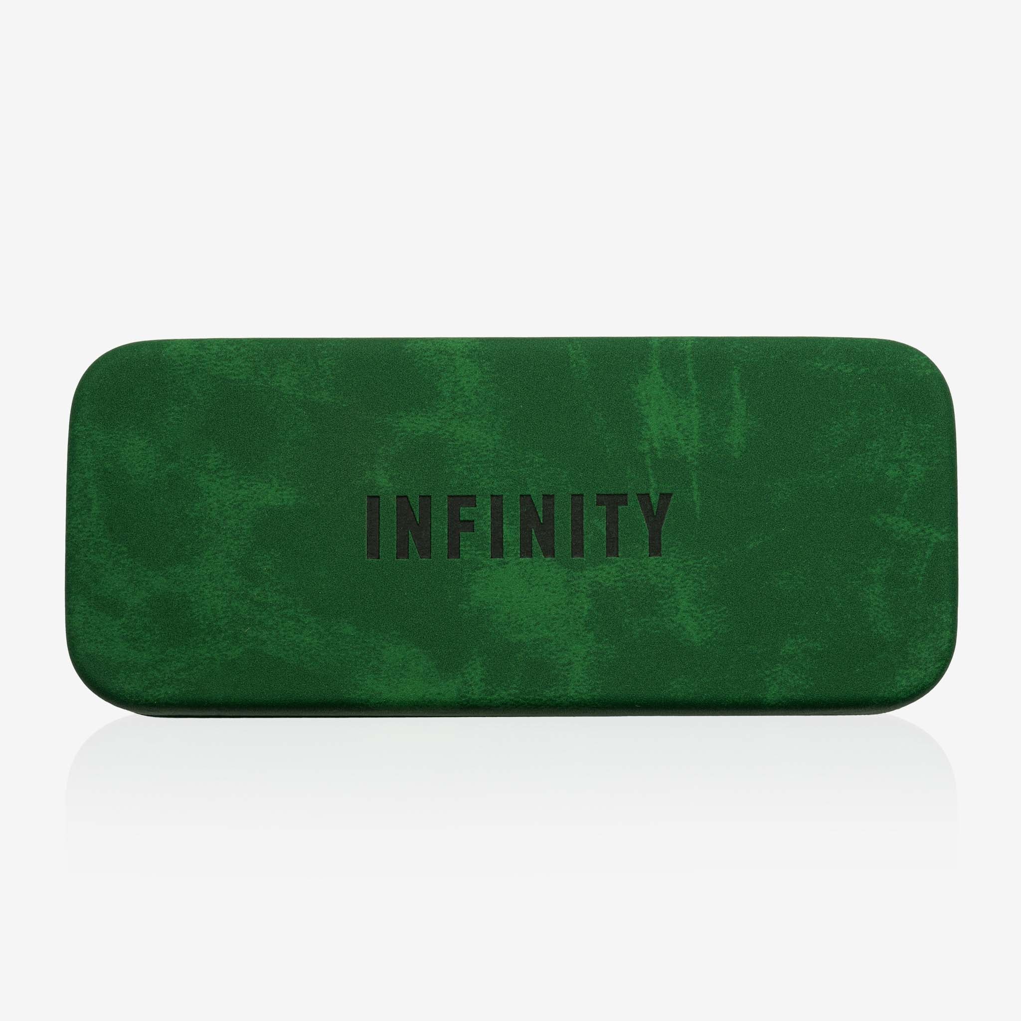 Green hard eyewear case